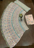 Launching Exclusive 4-Meter Flare Real Mirror Embroidery Sequins Work Lehenga NextBuy