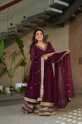 Faux blooming bridal gown front view
