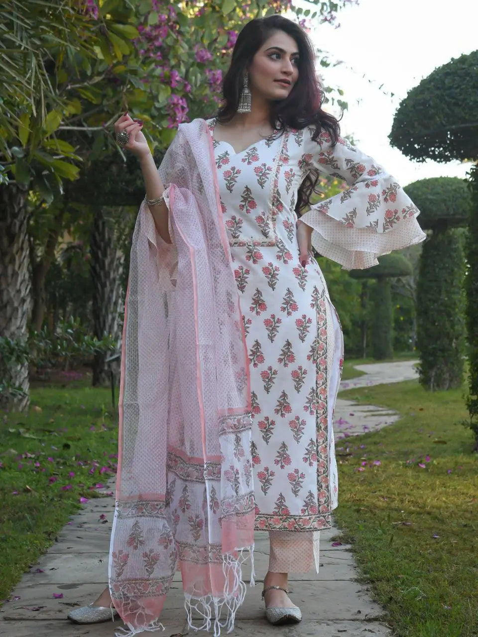 Top Pant Dupatta Set NextBuy