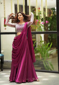 DESIGNER PARTY WEAR LAHENGA WITH STICH BLOUSE WITH EMBROIDERY CODING WORK (FULLY STICHED) NextBuy