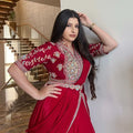 EXCLUSIVE FANCY PARTY WEAR FIYONA SILK LEHENGA SAREE WITH HEAVY WORK BLOUSE AND BELT NextBuy