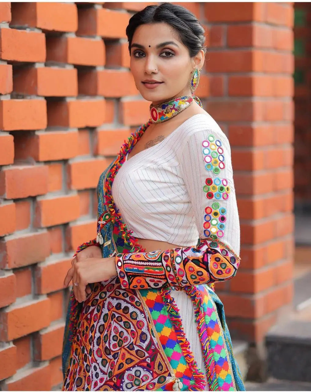 LEHENGA CHOLI WITH REAL MIRROR WORK NextBuy