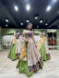 Bandhej Patola Foil Print Lahenga Choli (Full stitched) NextBuy