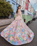 BRIDAL WEAR HEAVY FUAX GEORGETTE EMBROIDERED SEQUENCE WORK LEHENGAS CHOLI WITH DUPATTA NextBuy