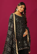 Designer Faux Georgette Embroidered Plazzo Suit – Party Wear Ethnic Set for Women NextBuy