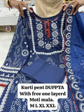 Blue Printed Suit Set NextBuy