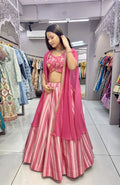 Pink Lining Lehenga (Full Stitched) NextBuy
