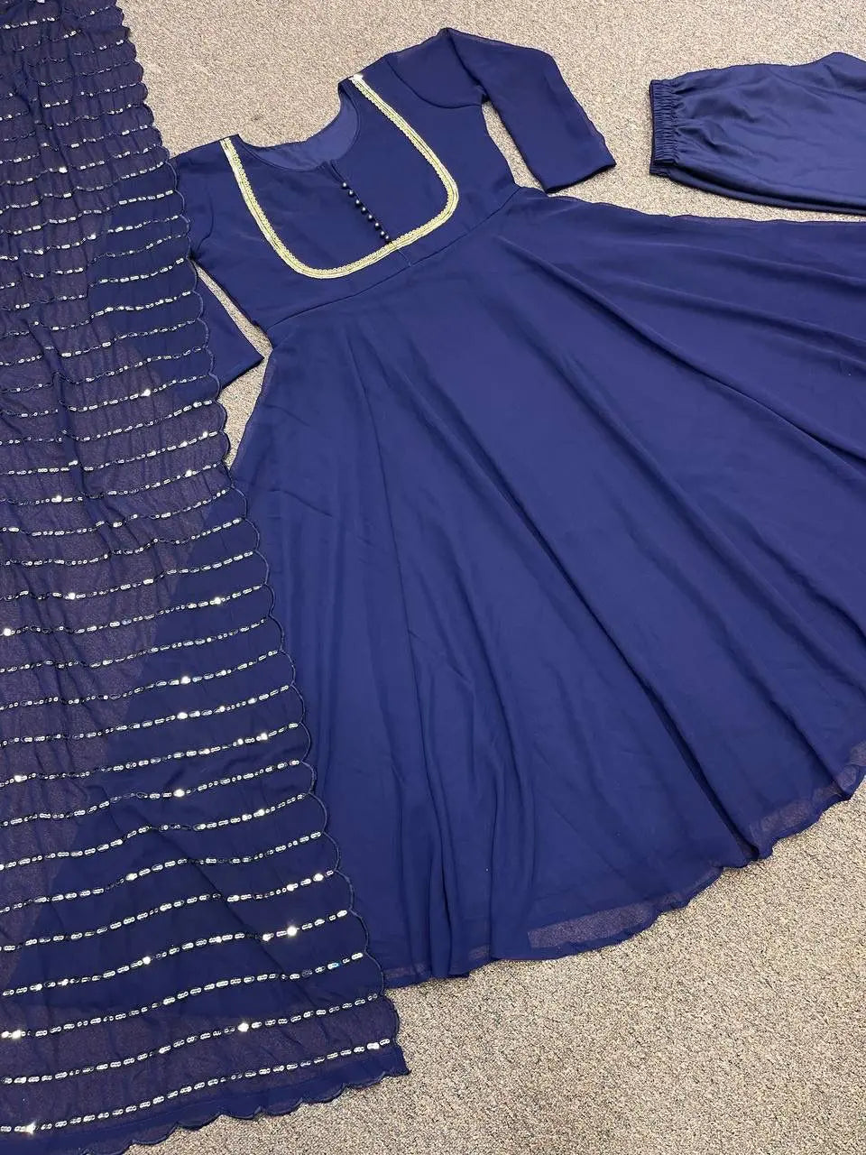 ANARKALI GOWN-BOTTOM WITH DUPATTA NextBuy