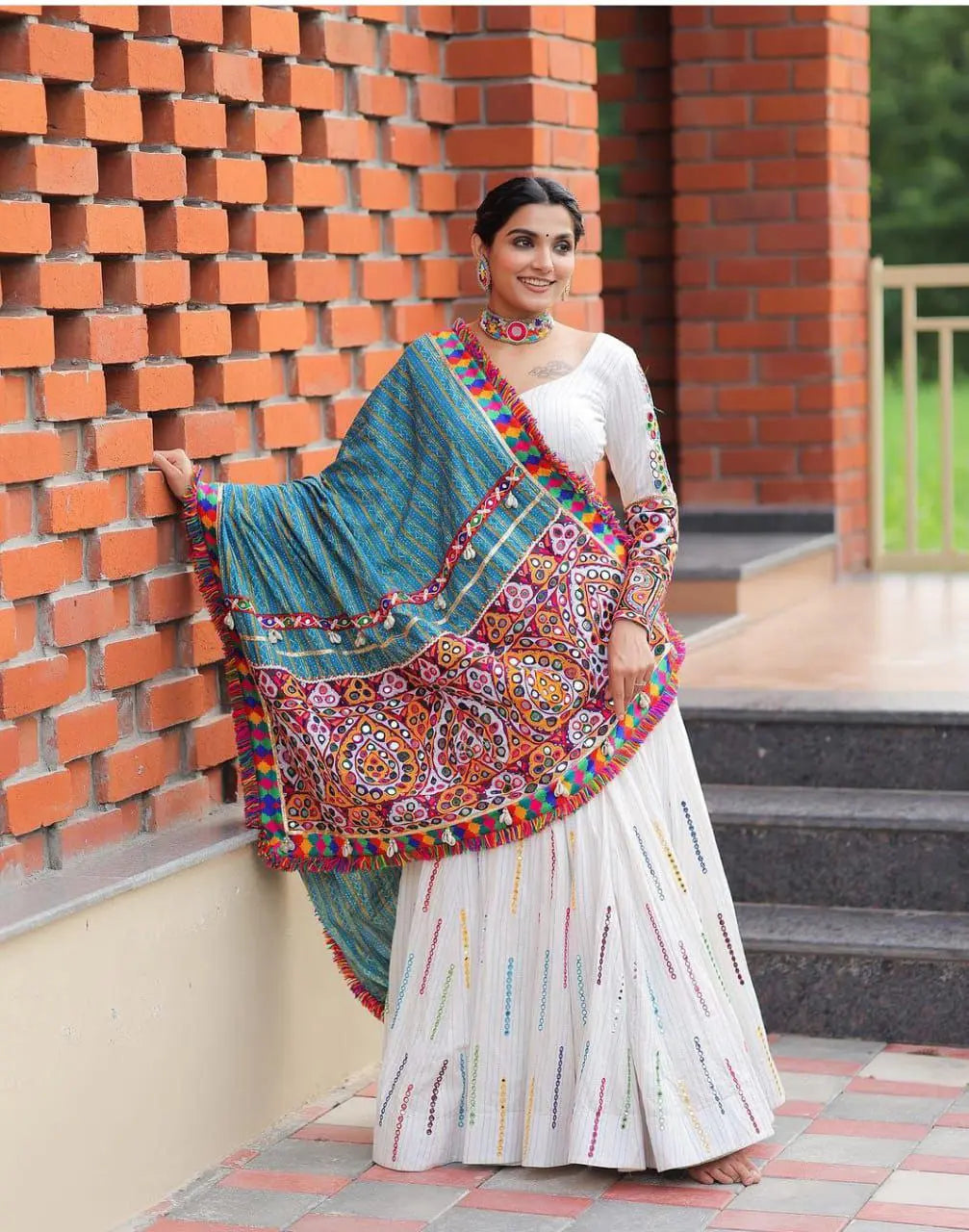 LEHENGA CHOLI WITH REAL MIRROR WORK NextBuy