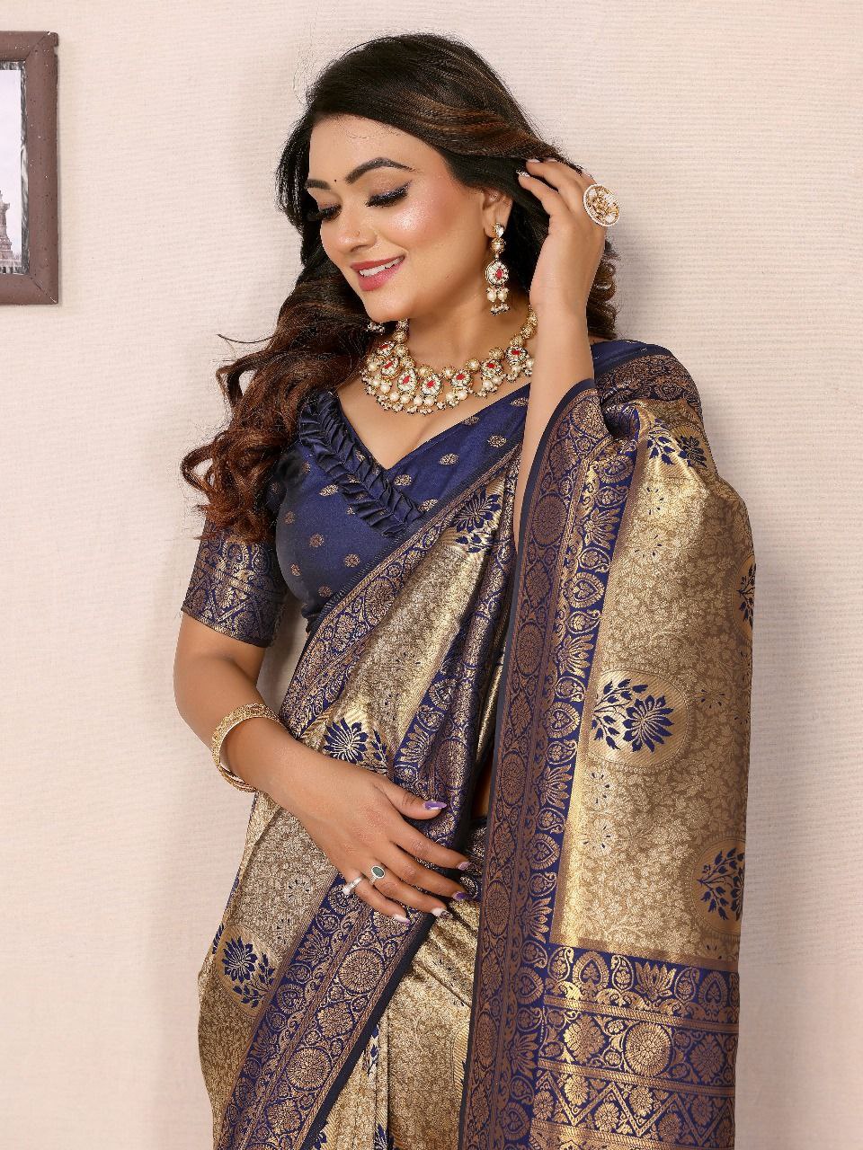 Tissue Silk Sarees - Elegant Handloom Zari Weaving Collection NextBuy