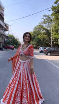 The Traditional Elegance And Modern Style The Vibrant Color Lehenga NextBuy