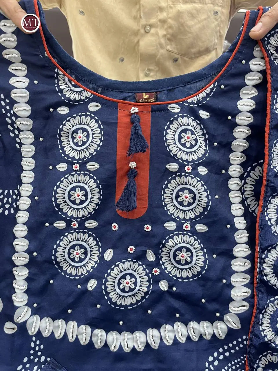 Blue Printed Suit Set NextBuy