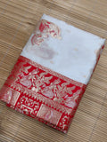 Banarasi Style Pure Kanjivaram Silk Jacquard Kanchipuram Pattu Saree With Un-Stiched Blouse NextBuy