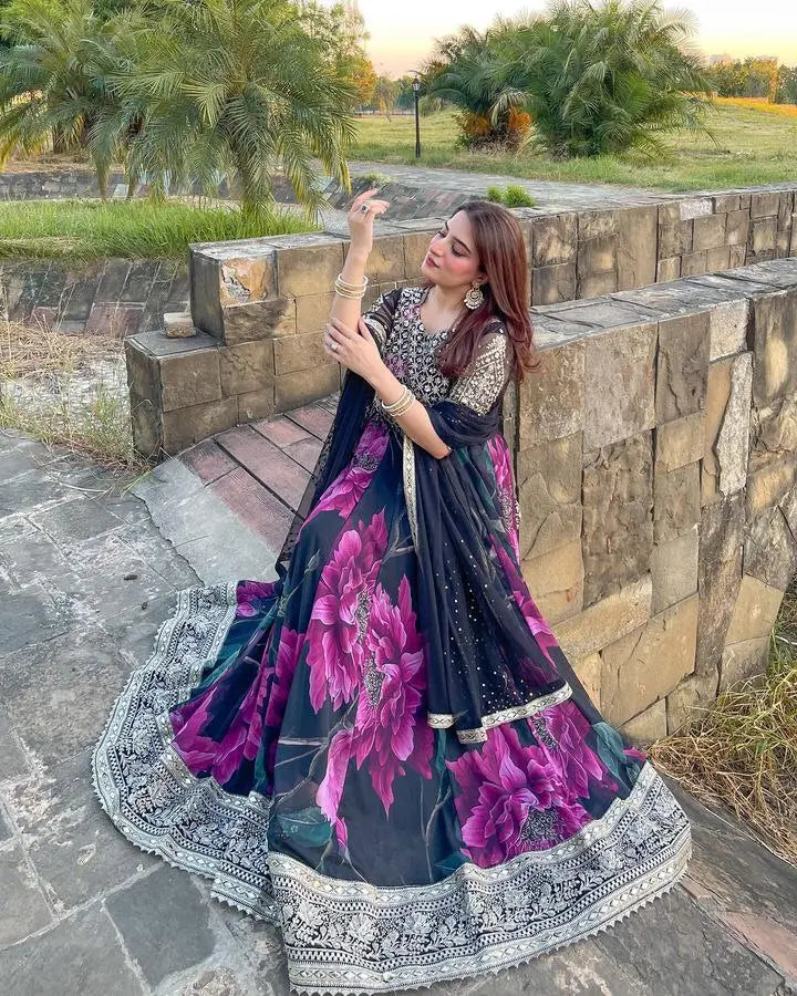 Plus-size gown for women