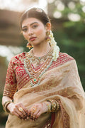 Premium embroidered saree with silk blouse