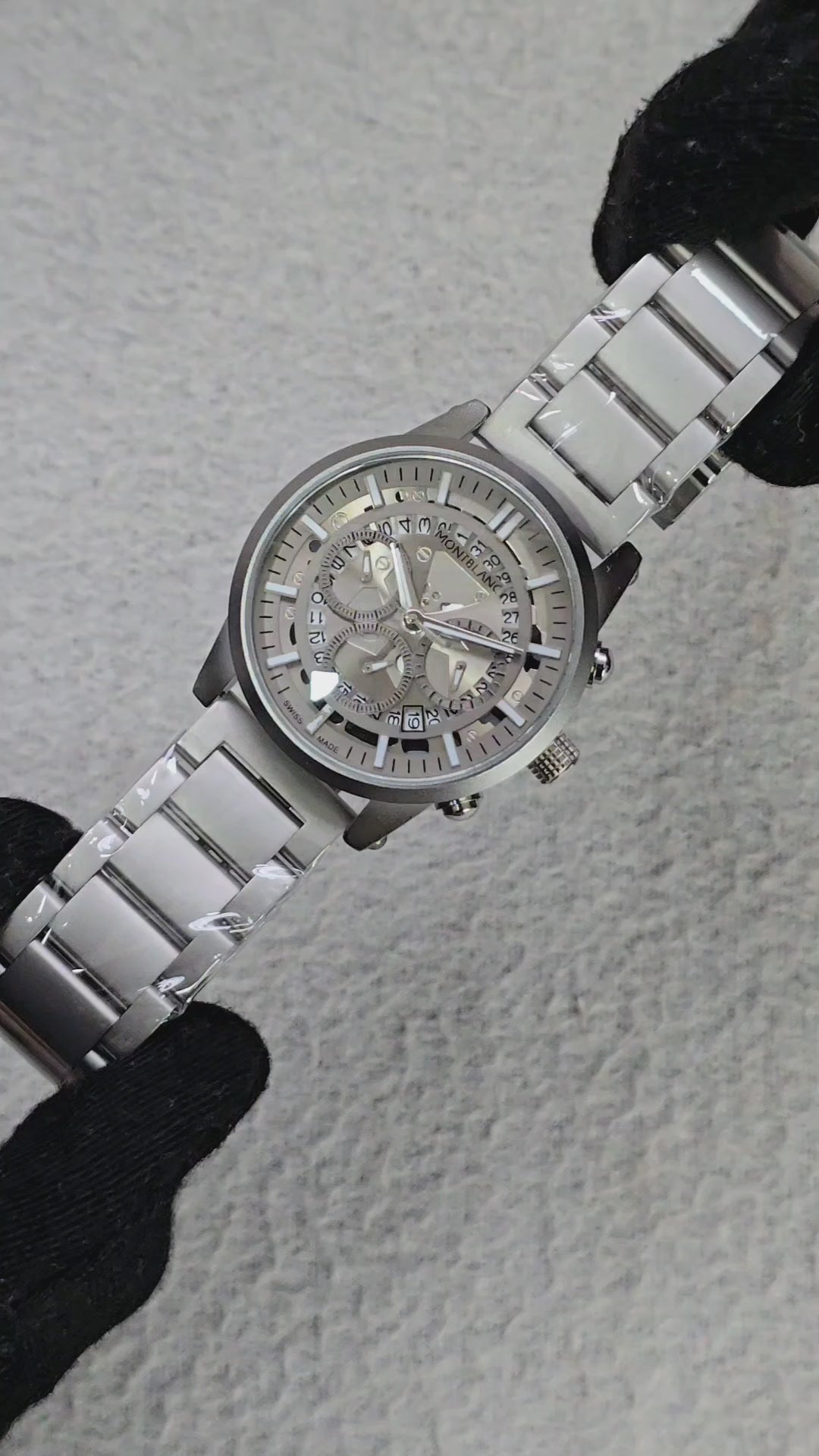 mont blanc men formal chronograph watch