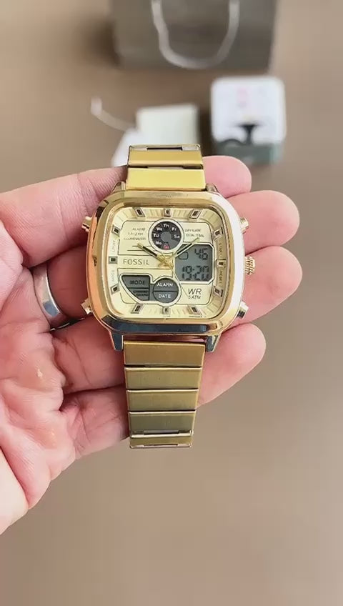Fossil FS-5889 digital display illuminated