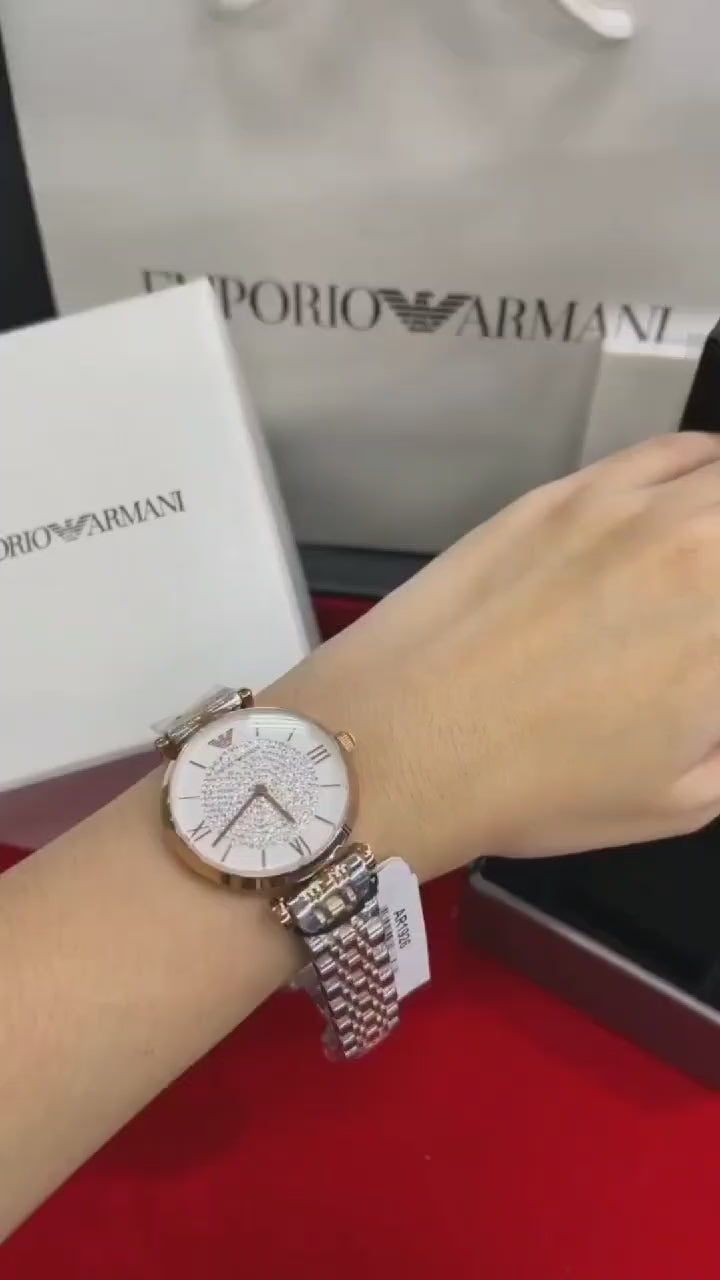 Emporio Armani AR11244 Women's Watch – Mother of Pearl Dial