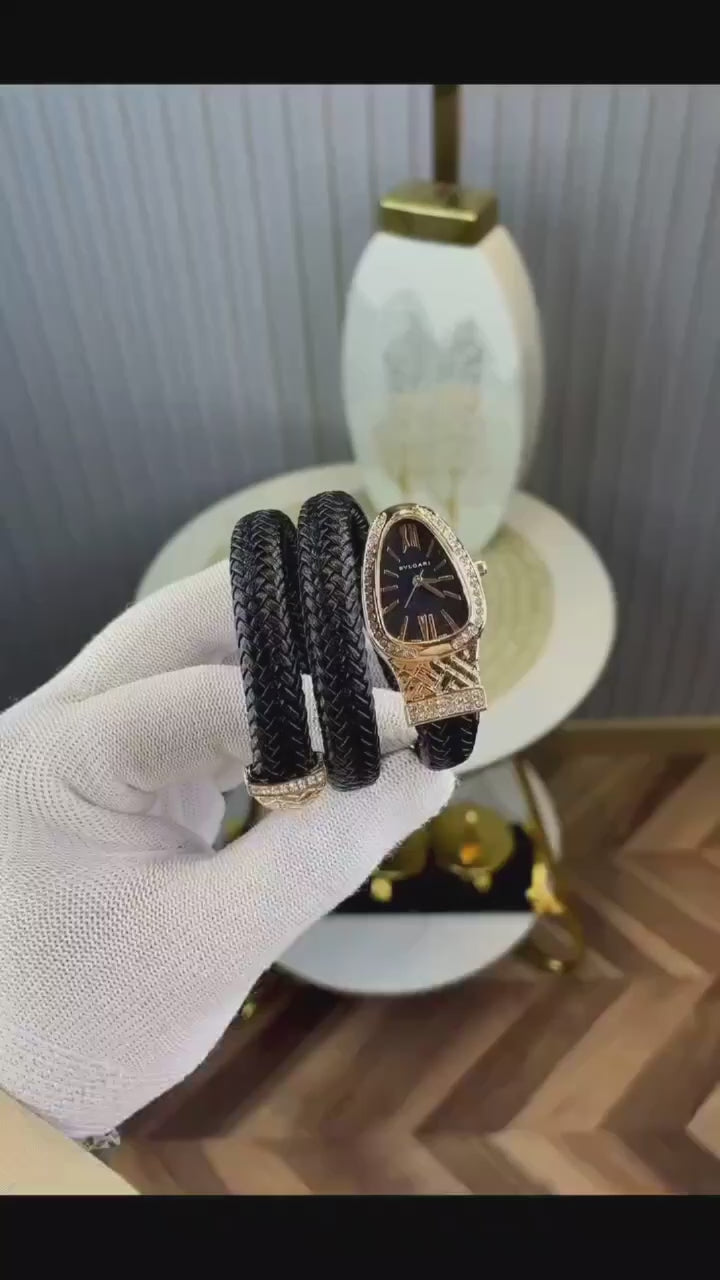 Bvlgari Serpenti watch worn on wrist