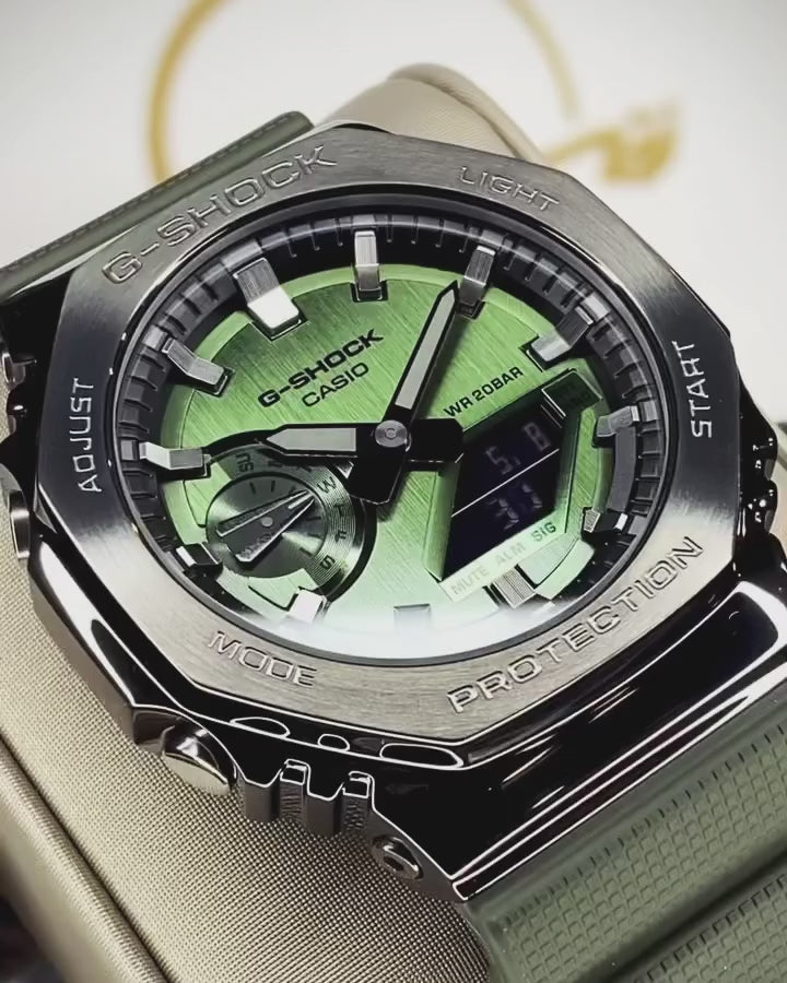 G-Shock Olive Green GM-2100-BB-1A Unisex Watch | 7AA Premium