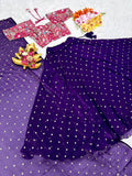 Soft space silk lehenga outfit