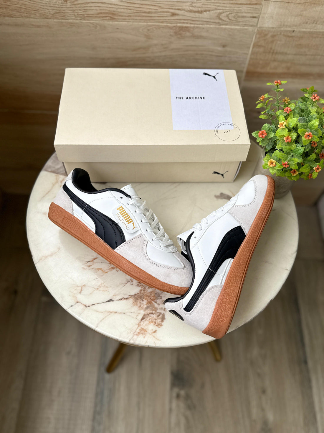 Puma Palermo OG White First Copy Sneakers – Side View
