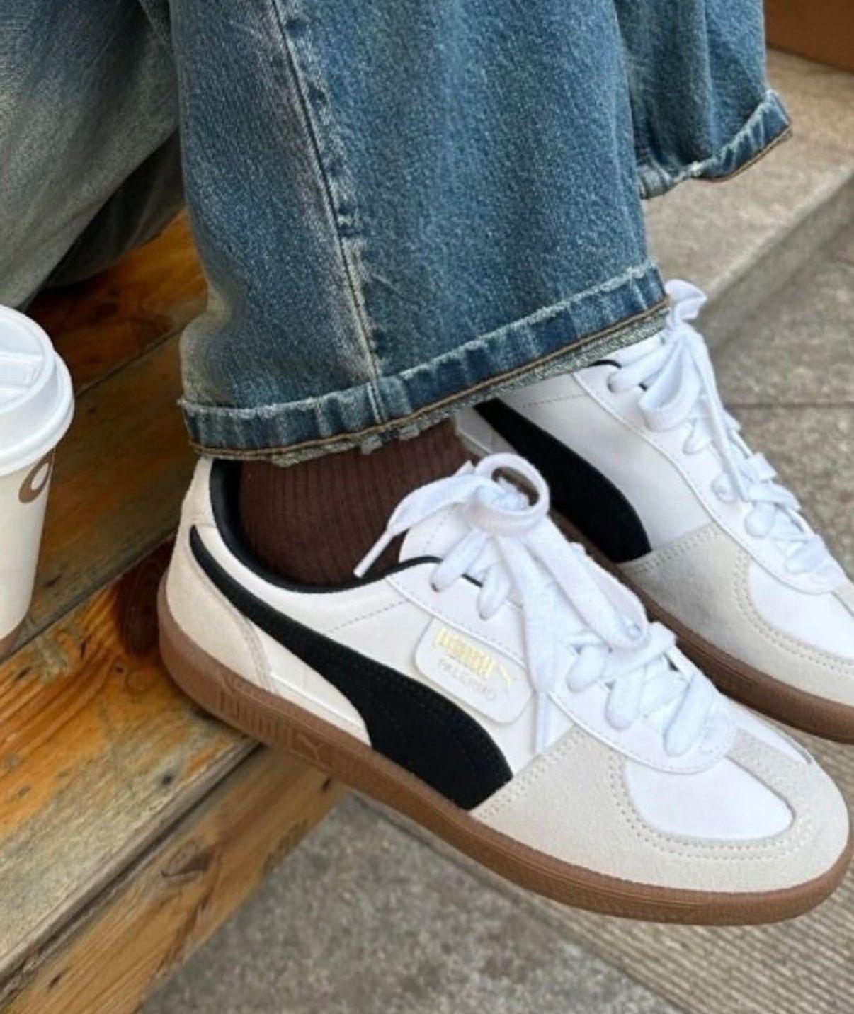 Puma Palermo OG White Sneakers – Premium Suede Shoes for Men Women