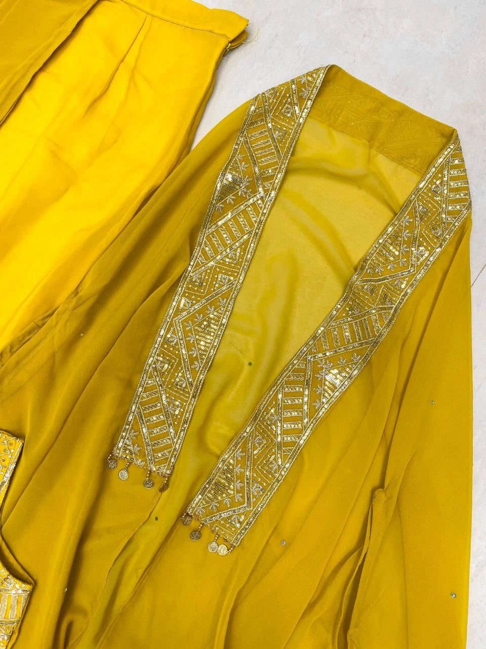 Fully stitched festive Indo Western outfit for women