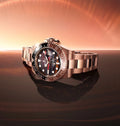 Tiger texture dial luxury wrist watch