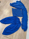 Stitched dhoti in soft georgette