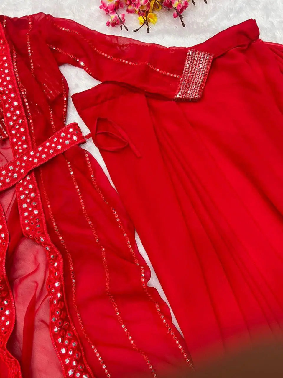 Banglori silk blouse with sequin work
