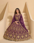 Semi stitched bridal Anarkali suit