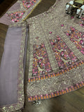 Sequin embroidered blouse fabric