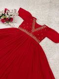 Sequins Embroidery Close-up
