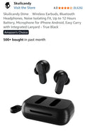 Skullcandy Dime wireless earbuds in-ear fit