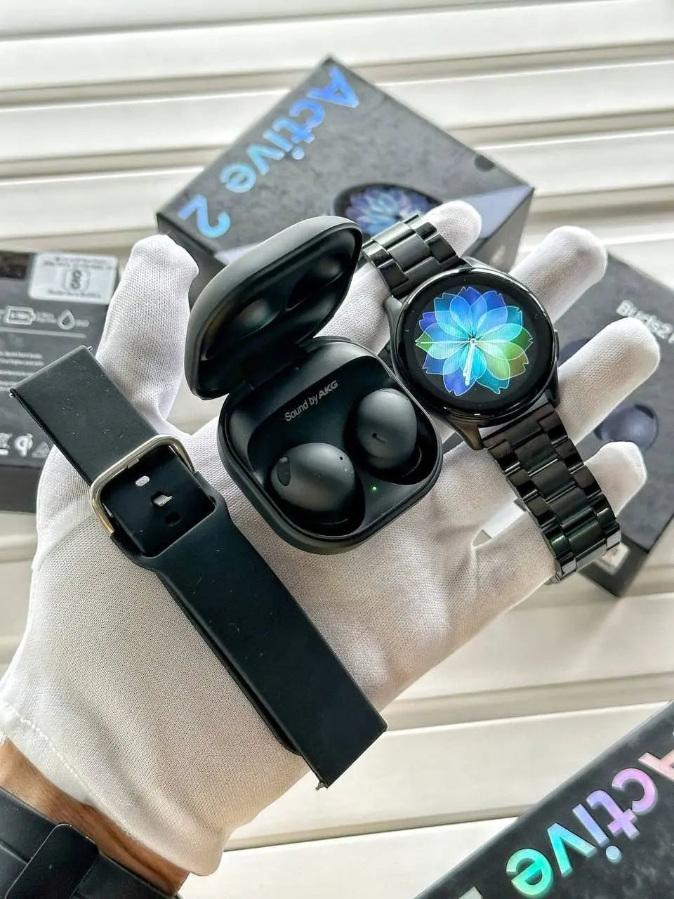 Luxury Duo Smartwatch and Earbuds Combo