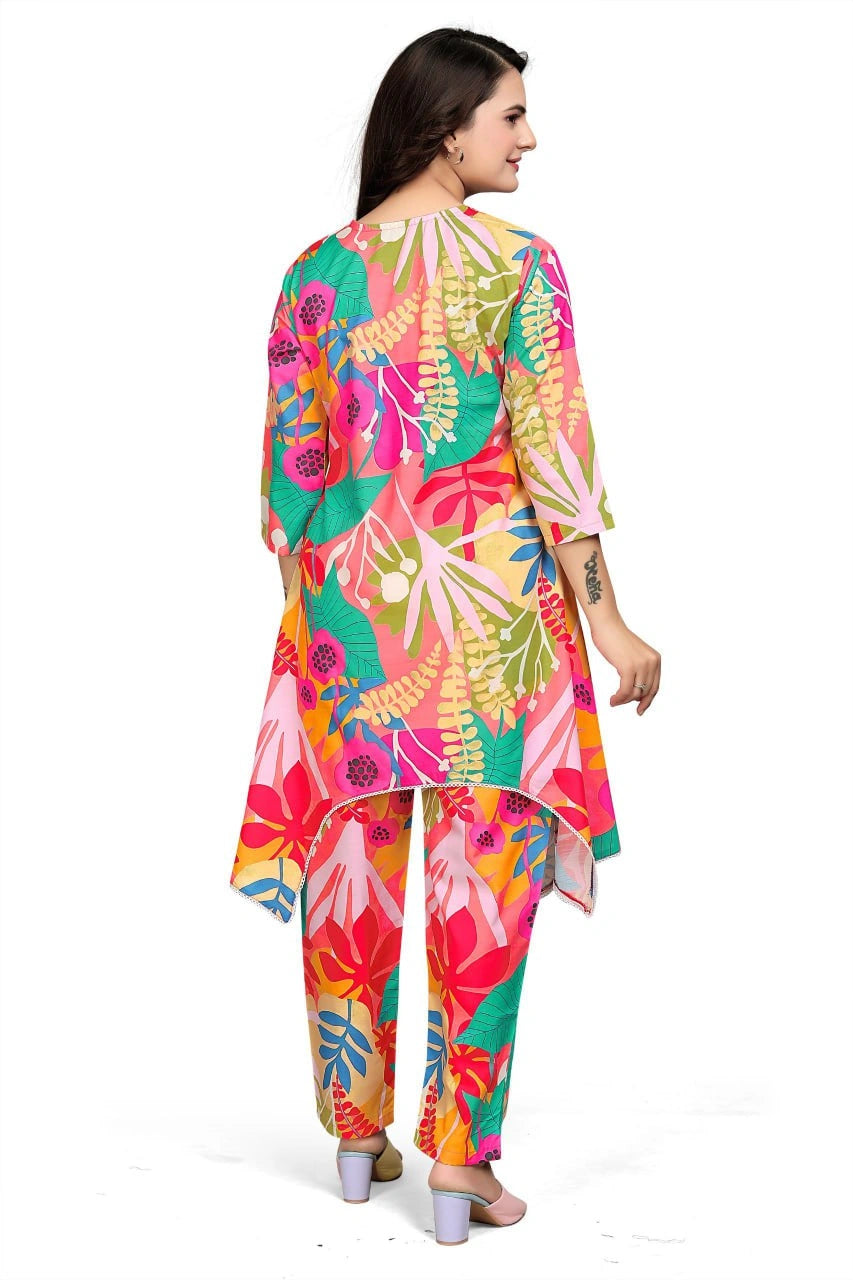 Soft Cotton Blend Fabric Kurti