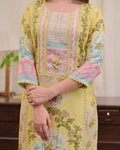Soft Loom Fabric Kurti Pant Set
