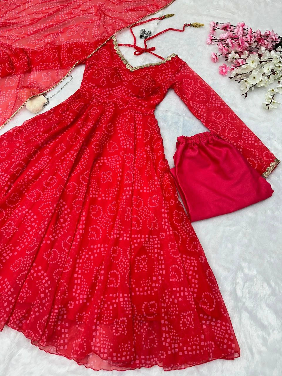 Stitched Buttercotton Pant for Anarkali Suit