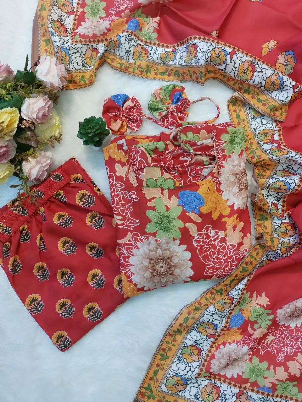 Wedding special floral salwar kameez