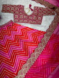 Embroidered blouse with crepe lining