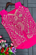 XL stitched palazzo suit front view