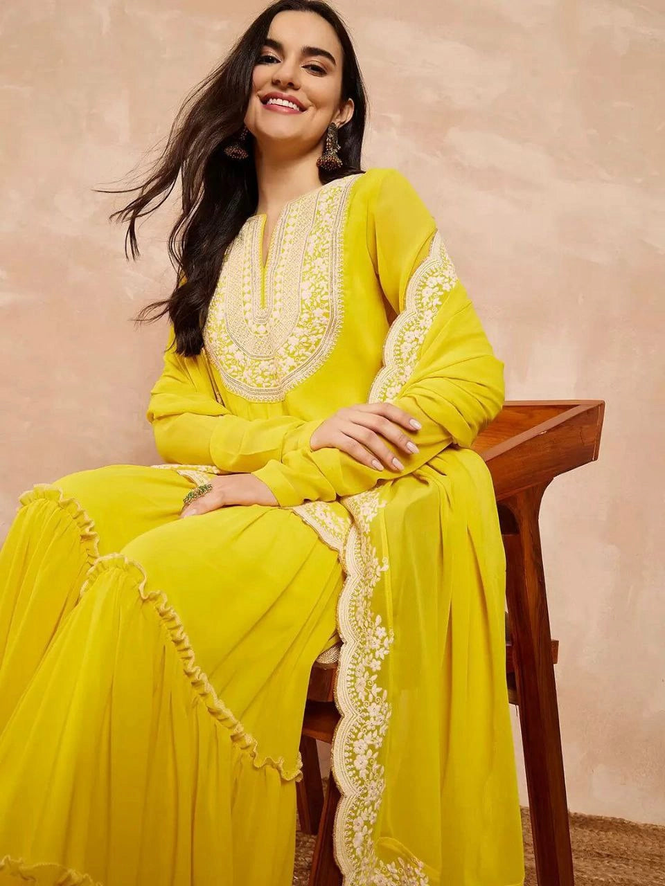 Party Wear Georgette Suit with Dupatta
