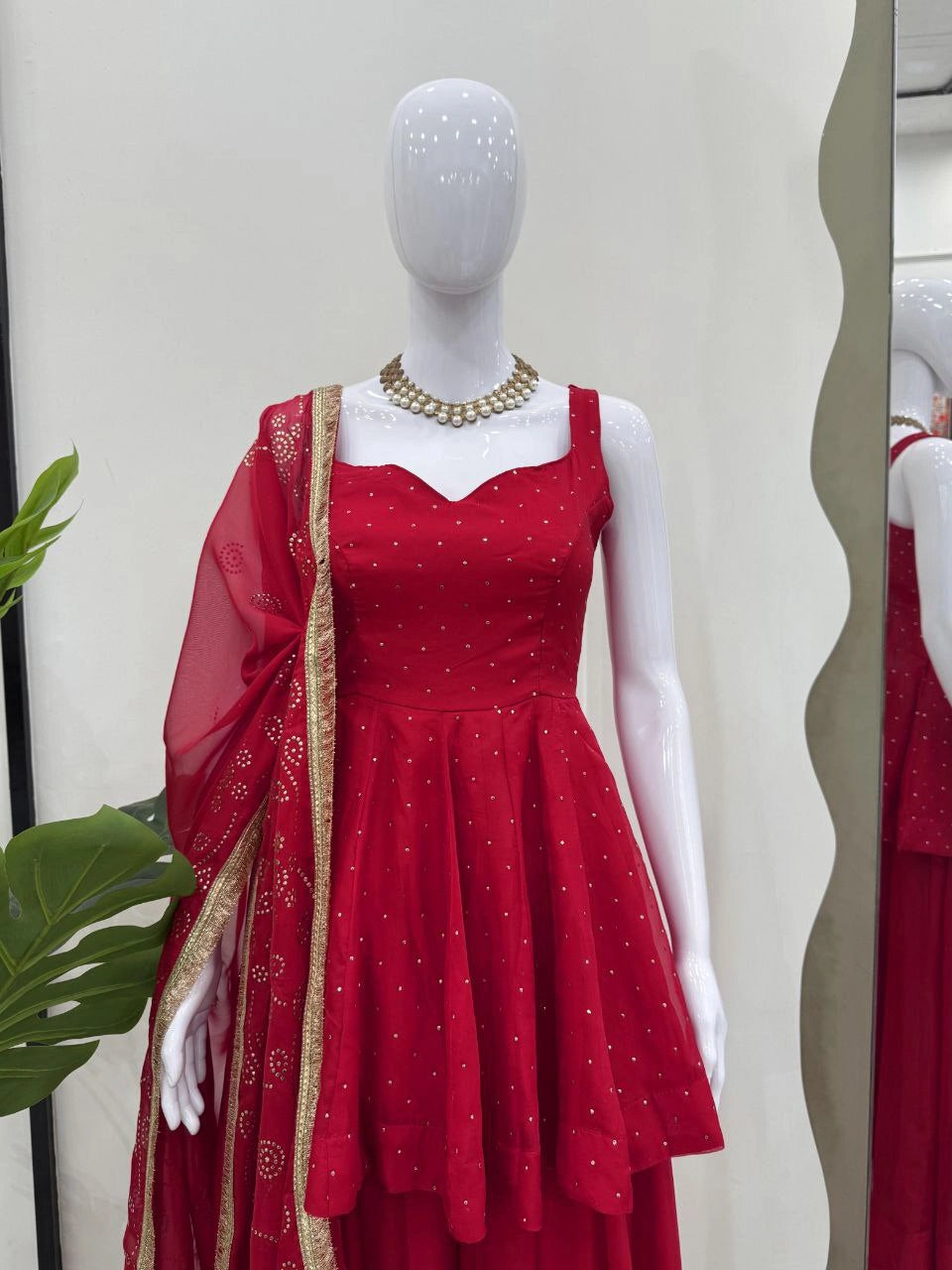 Side View of Stitched Suit