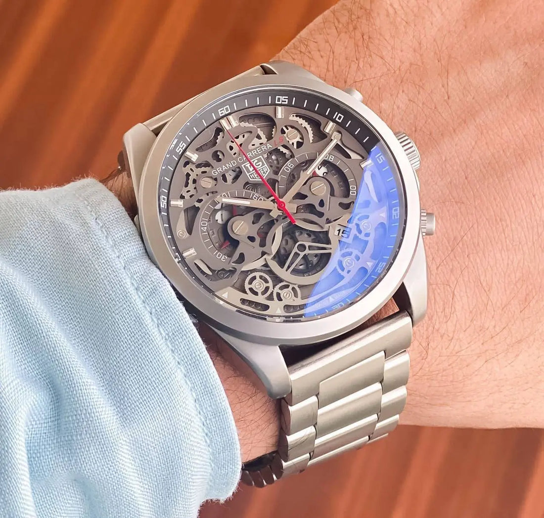 Tag Heuer CR7 grey dial watch