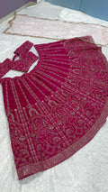 Designer net dupatta with sequins