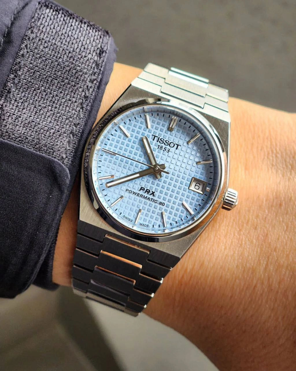 Tissot PRX Chronograph Silver Bracelet Watch