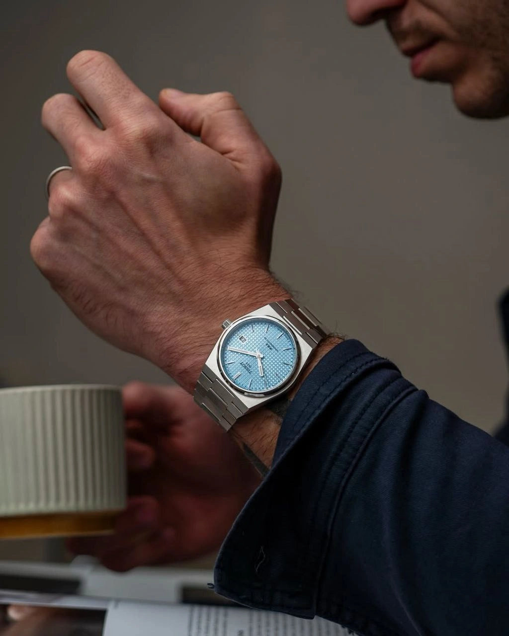 Tissot PRX Powermatic Dial Close-Up