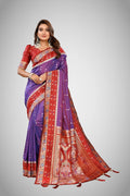 Festive wear Kalamkari silk saree design