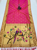 Paithani Saree with Woven Border and Pallu